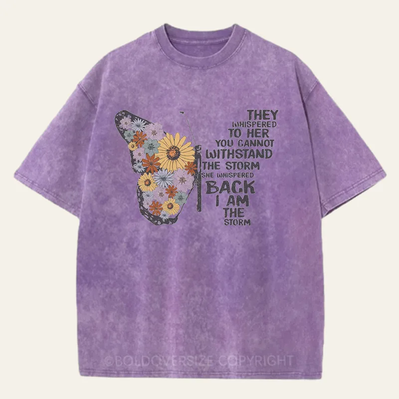 Vintage I Am The Storm Washed T-Shirt