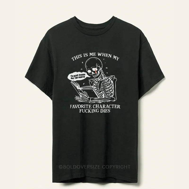 Vintage When My Favorite Character Dies Tee