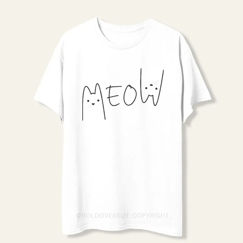 Vintage Meow Tee