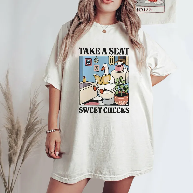 Vintage Take A Seat Sweet Cheeks Tee