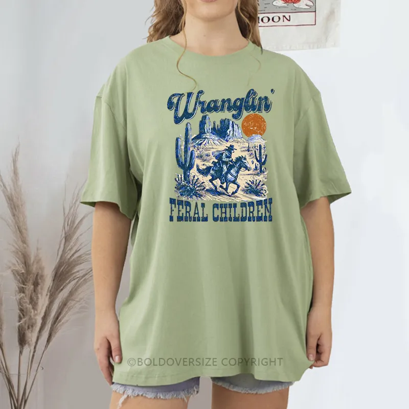 Vintage Wranglin' Feral Children Tee