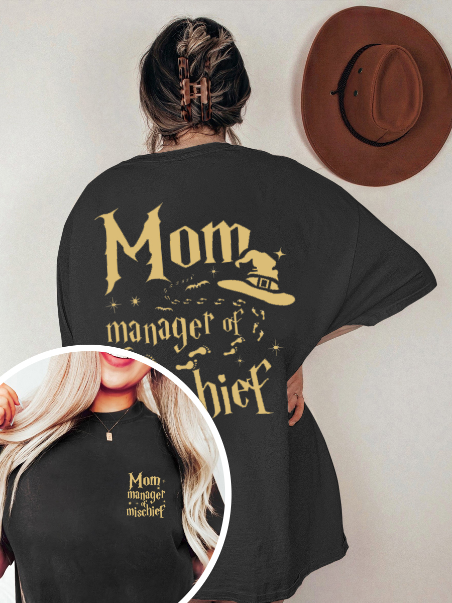 Vintage Mom Managed Oversize Graphic Tee