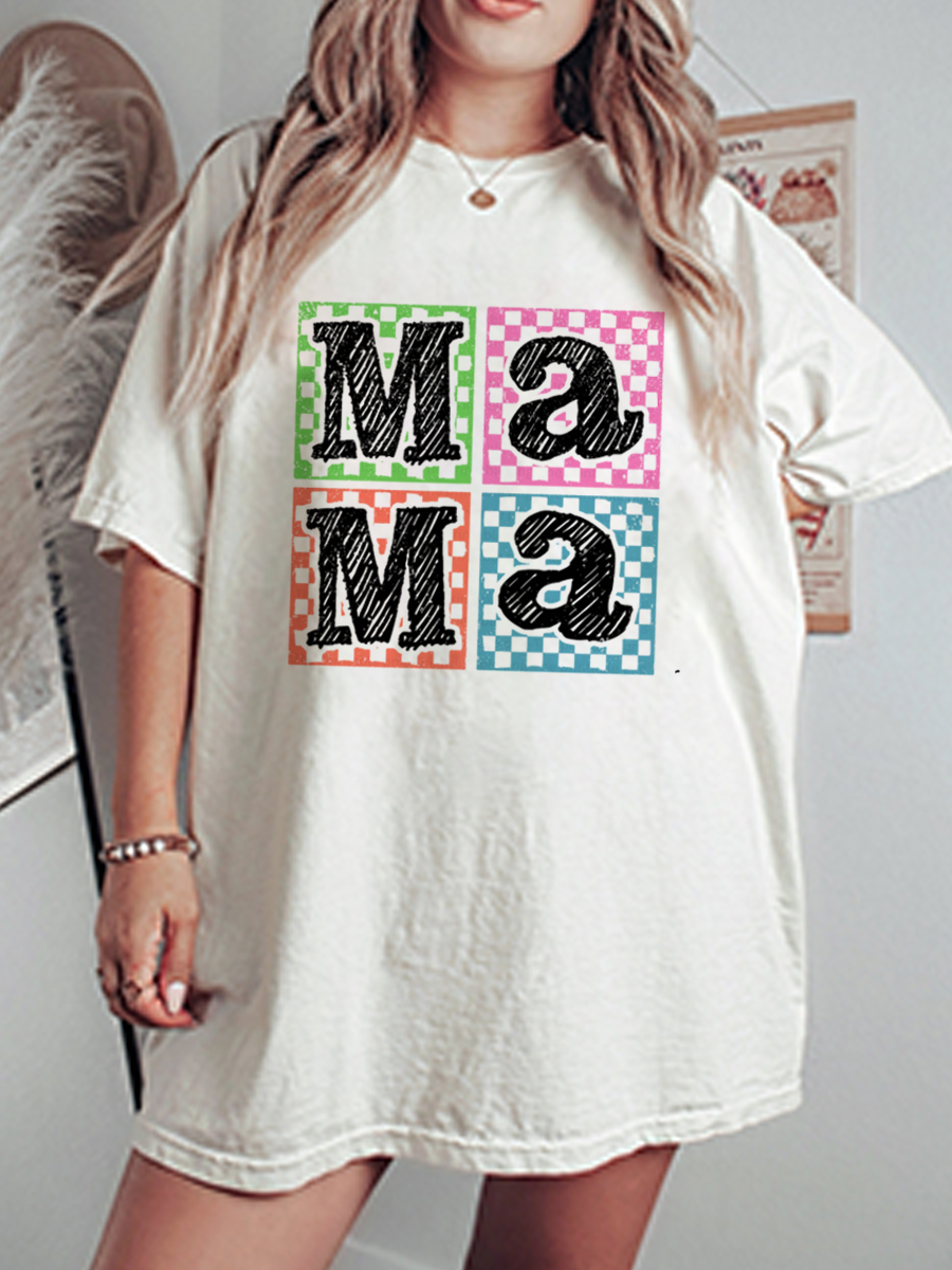 Vintage Mama Oversize Graphic Tee