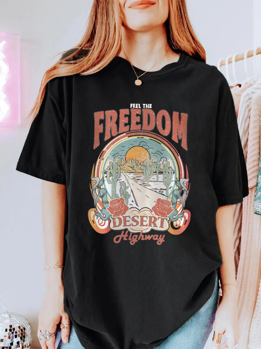 Vintage Outdoor Travelling Oversize Graphic Tee