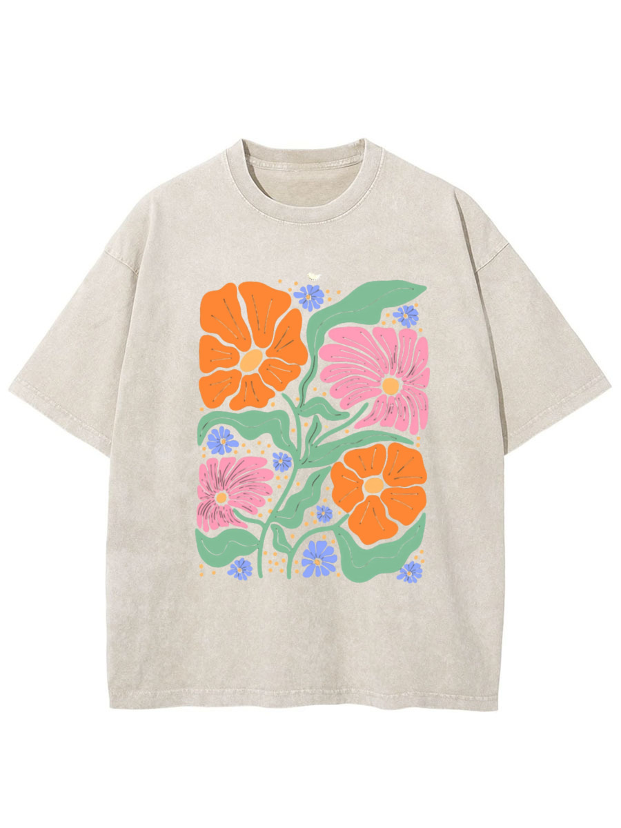 Vintage Wild Flower Washed T-Shirt