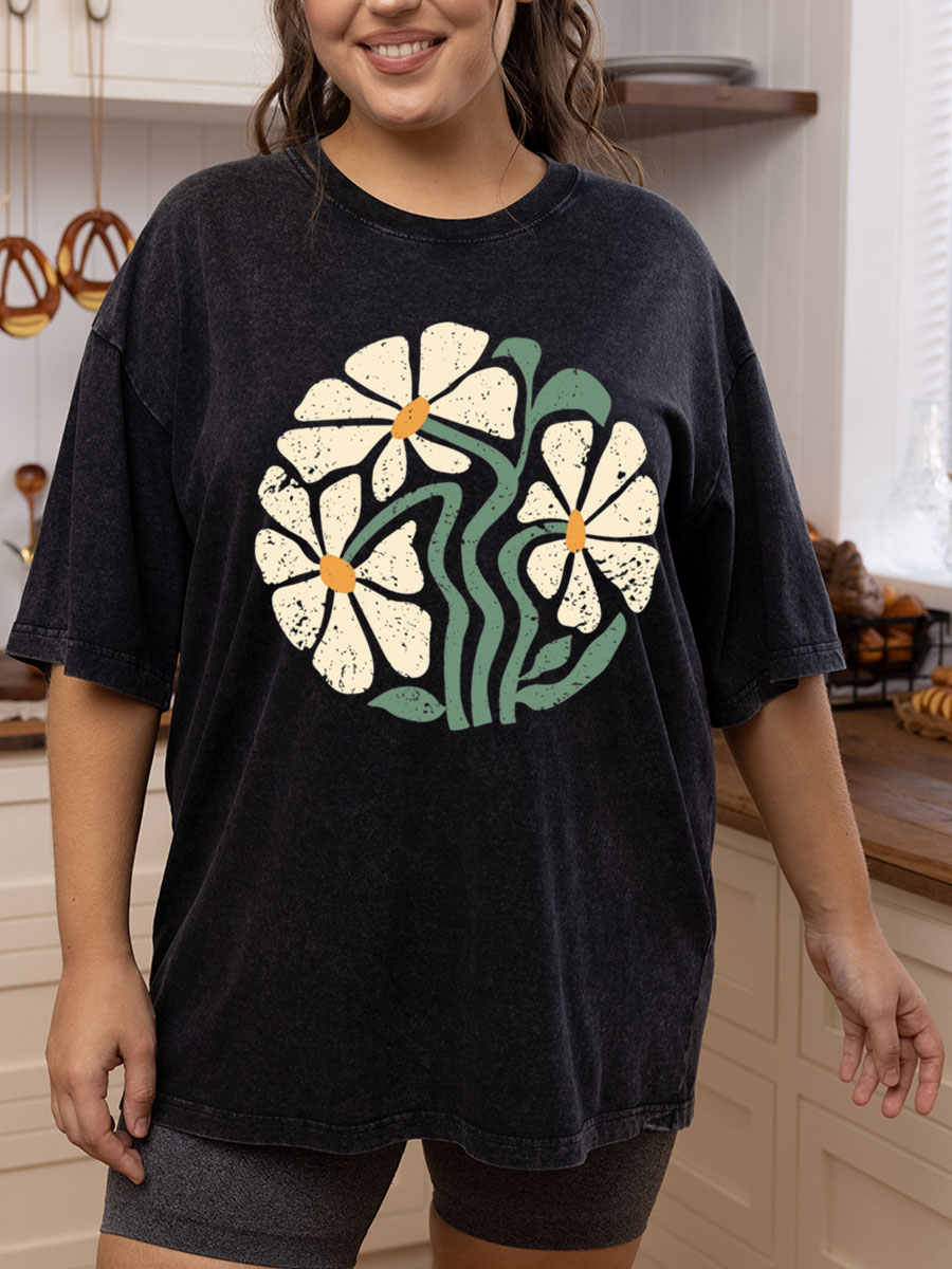 Vintage Daisy Washed T-Shirt