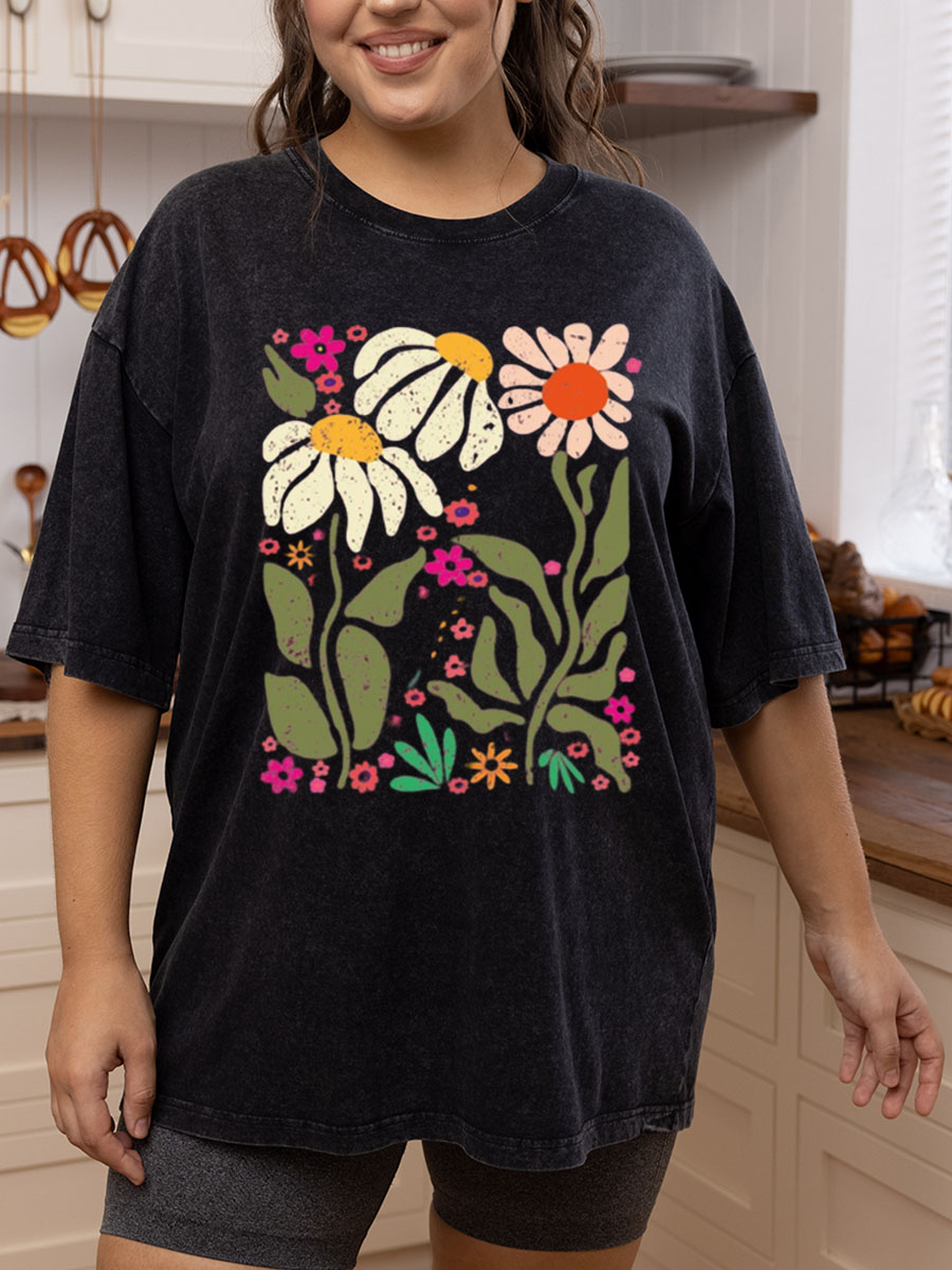 Vintage Wildflower Washed T-Shirt
