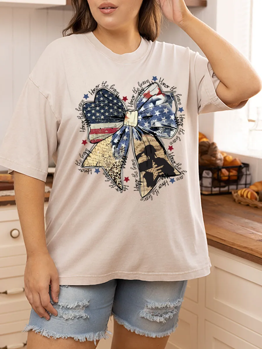 Vintage Honor The Brave Washed T-Shirt