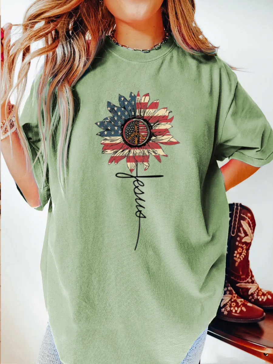 Vintage Shes A Good Girl Love Her Mama Oversize Graphic Tee
