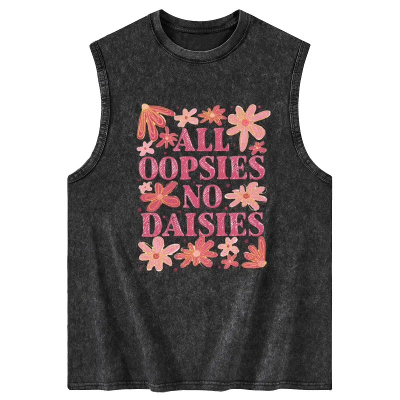 Vintage All Oopsies No Daisies Washed Tank
