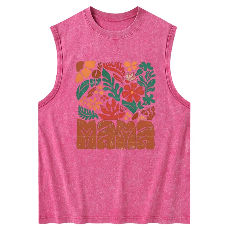 Vintage Boh Floral Mama Washed Tank