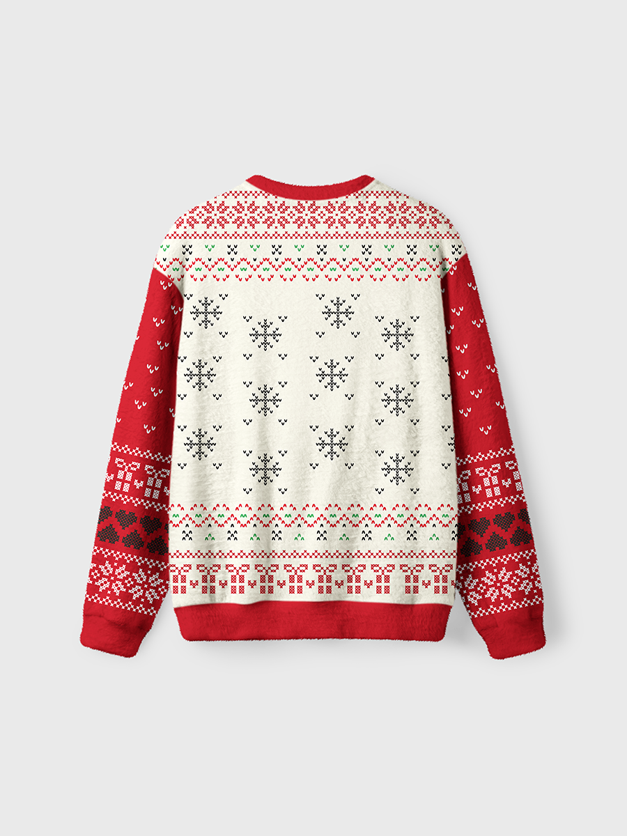 Vintage Cartoon Christmas Ugly Sweater
