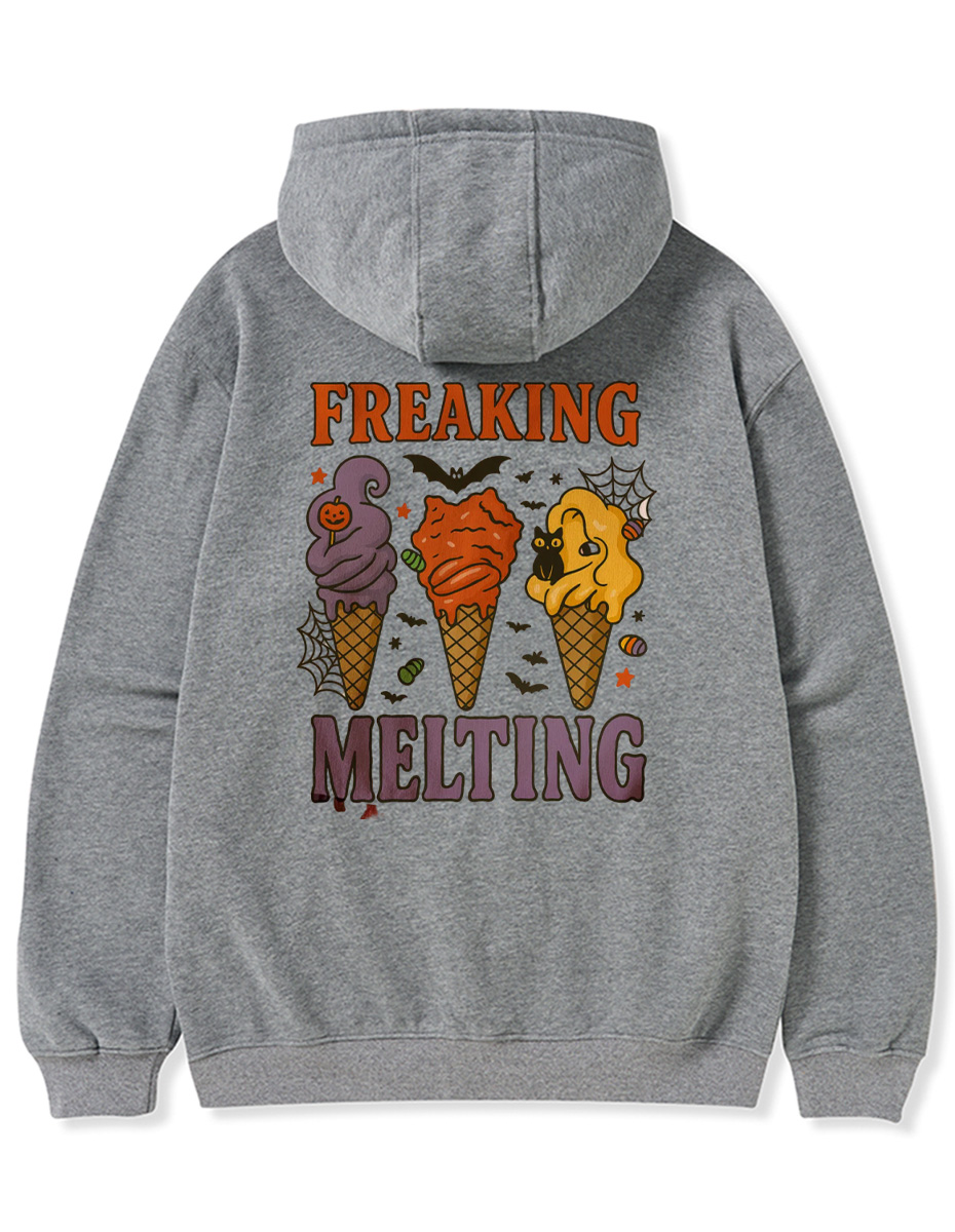 Vintage Spooky Summer Oversize Zip Hoodie