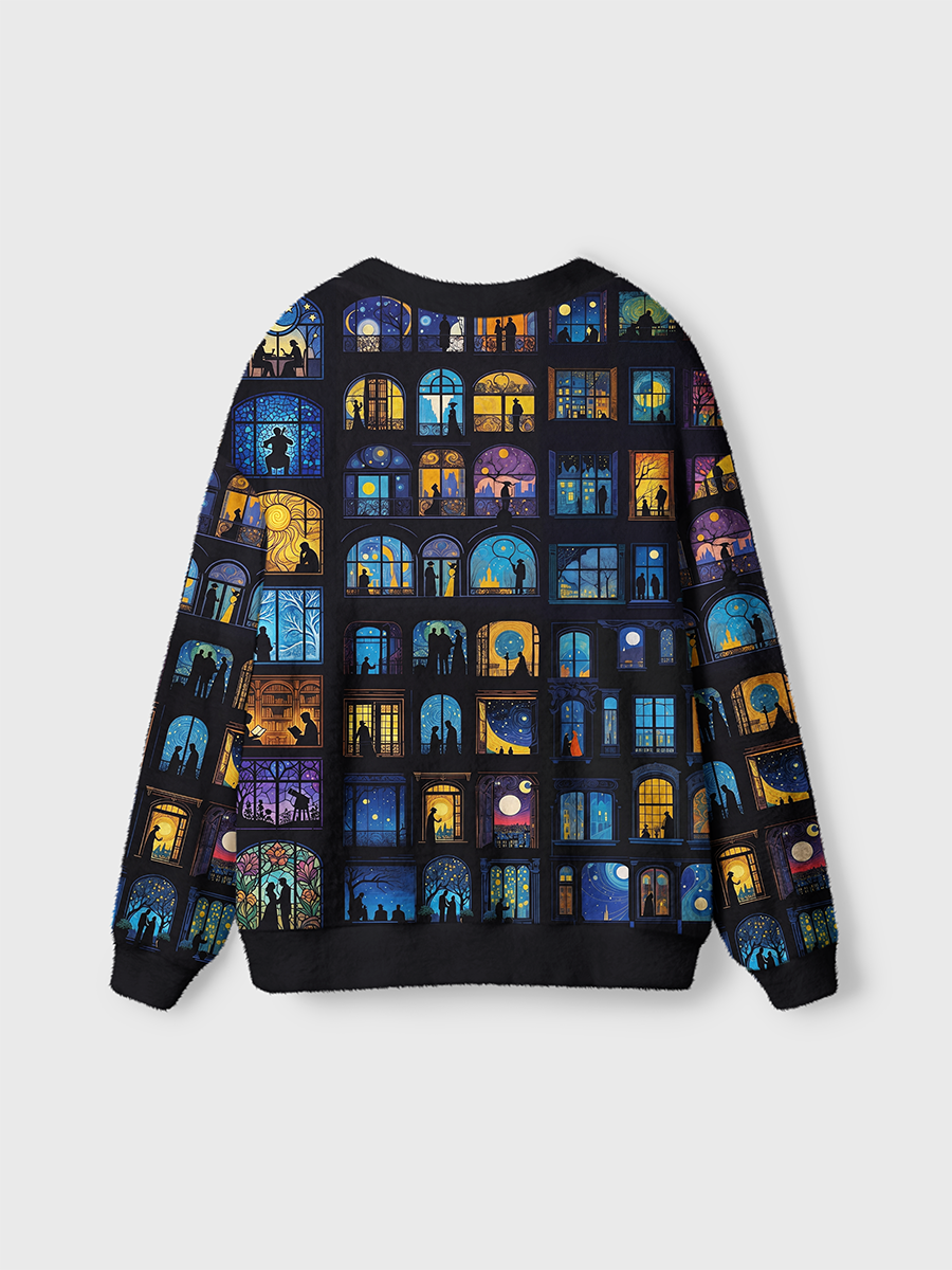 Vintage Fantasy Nighttime Fairytale Cardigan Sweaters