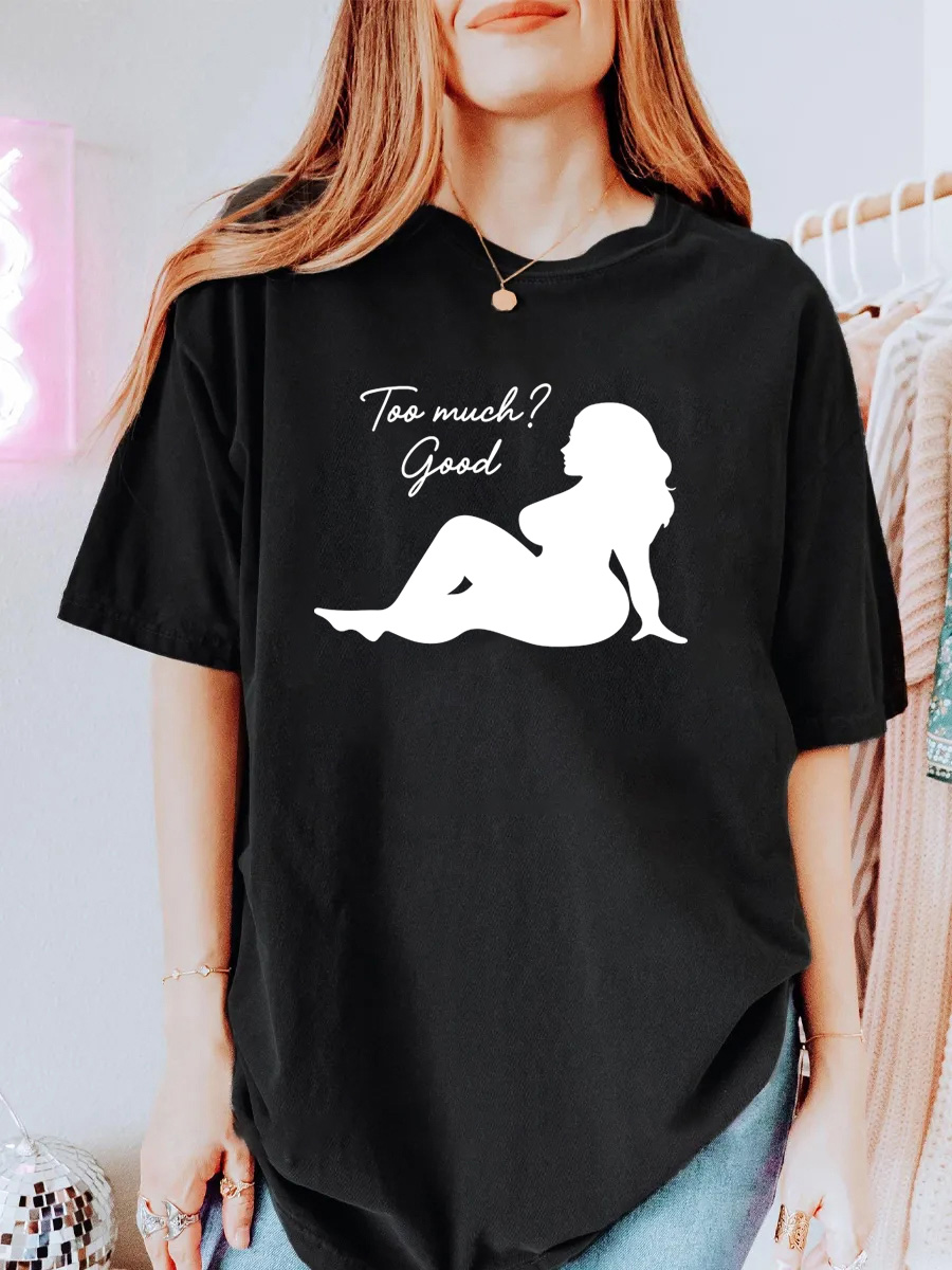 Vintage Too Much Good Oversize Graphic Tee