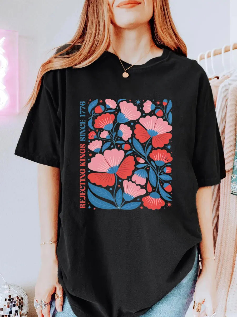 Vintage Since 1776 Oversize Graphic Tee