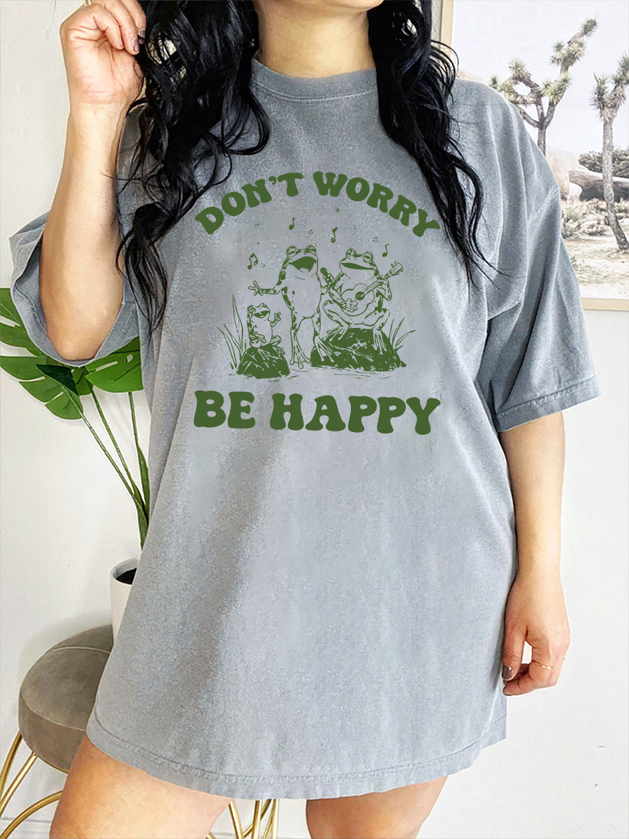 Vintage Don'T Worry Be Happy T-Shirt