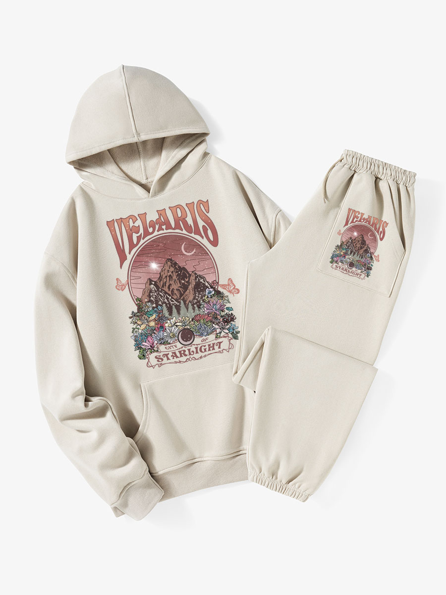 Vintage  Court Of Dreams Fleece Hoodie Suit