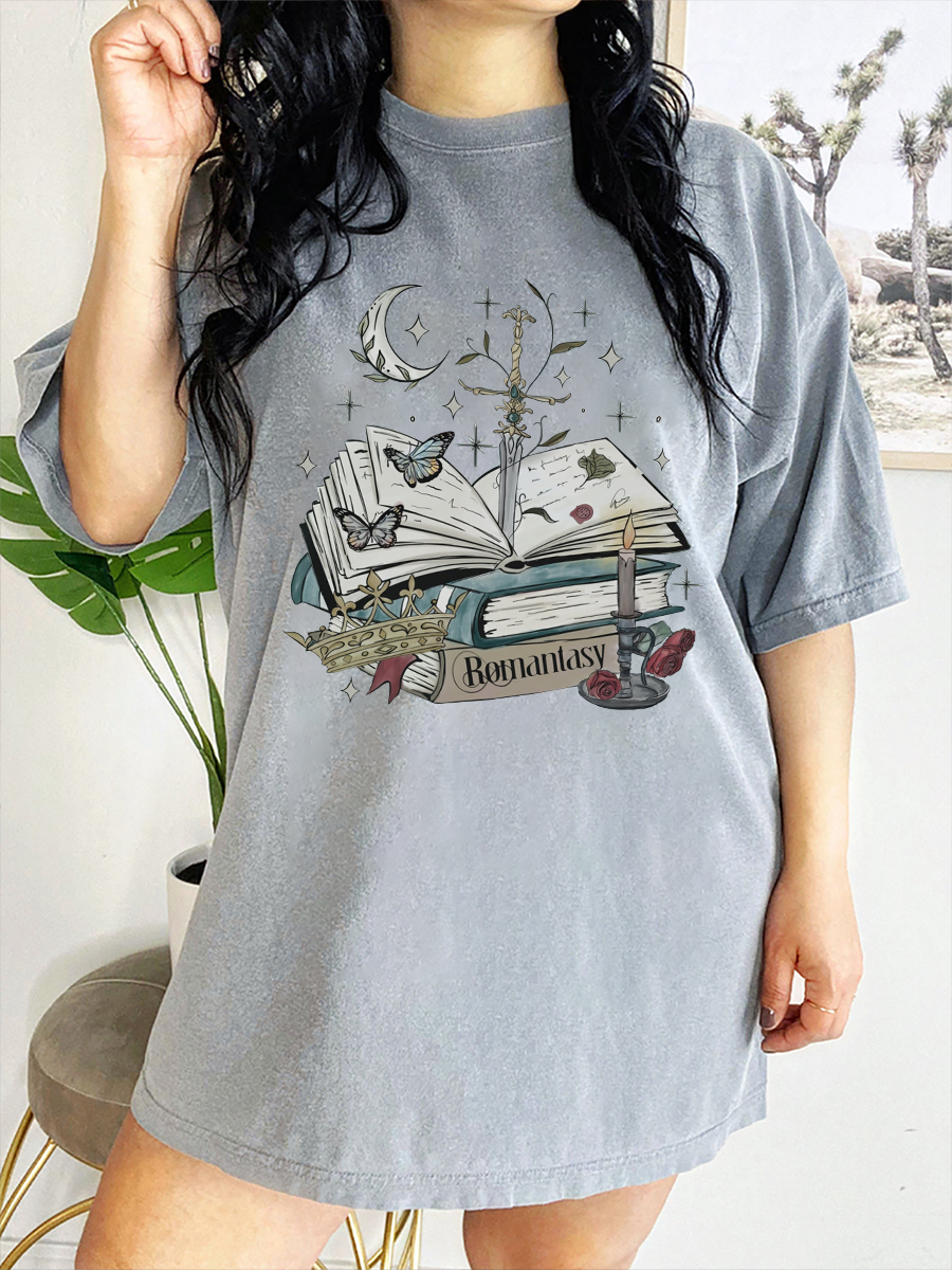 Vintage Bookish Reading Tee