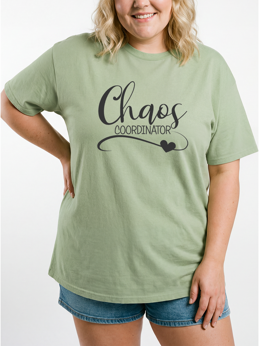 Vintage Choas Coordinator Oversize Graphic Tee
