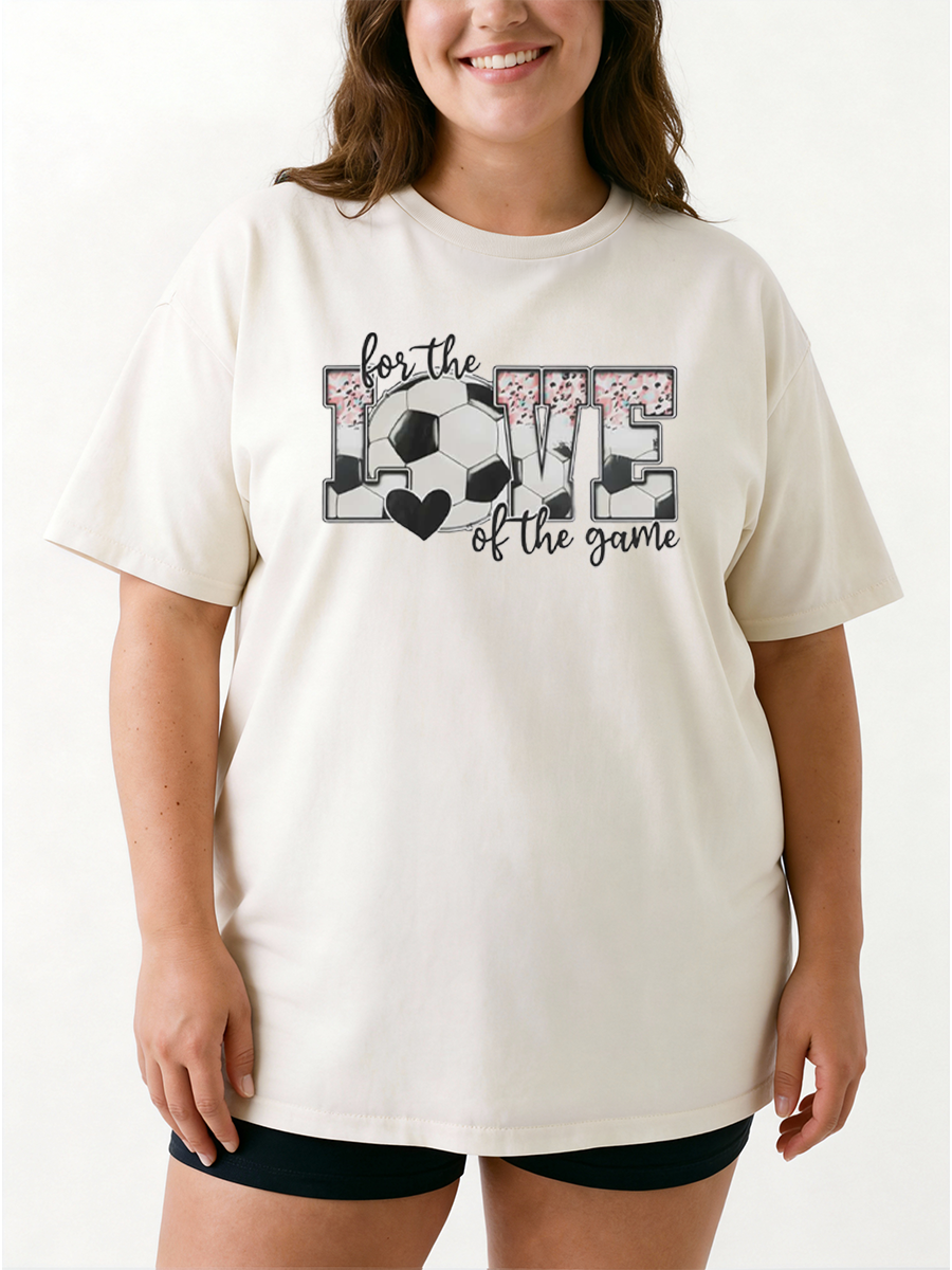 Vintage For The Love Of The Game Oversize Graphic Tee