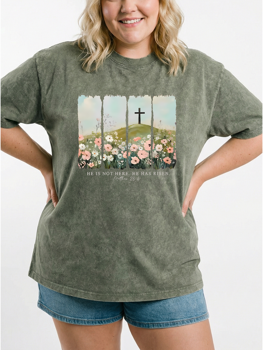 Vintage Jesus Easter Washed T-Shirt