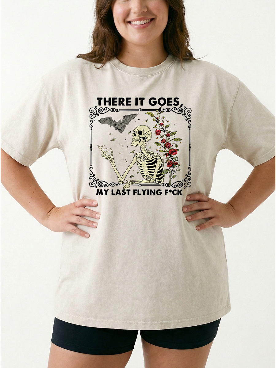 Vintage There It Goes, My Last F*Ck Washed T-Shirt