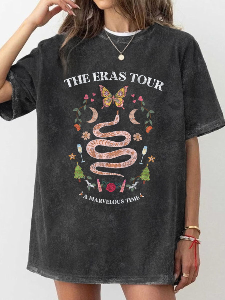 Vintage The Eras Tour Washed T-Shirt