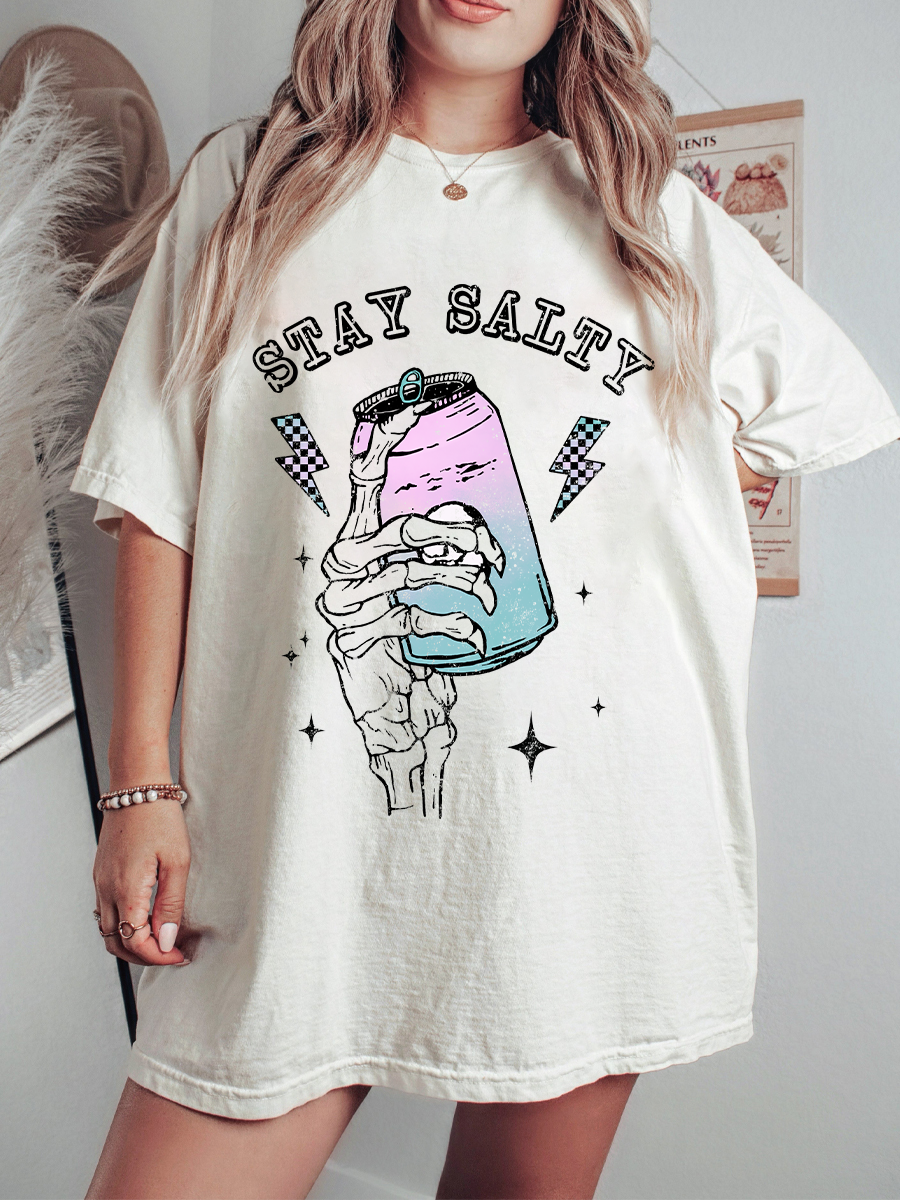 Vintage Stay Salty Rock Tee