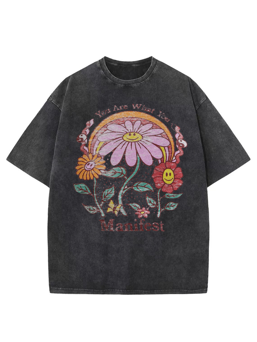 Vintage Manifest Daisies Washed T-Shirt