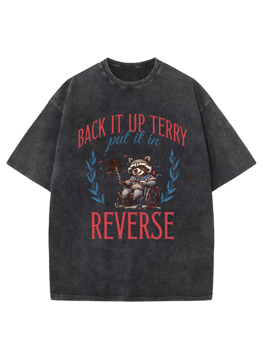 Vintage Back It Up Terry Raccoon Washed T-Shirt