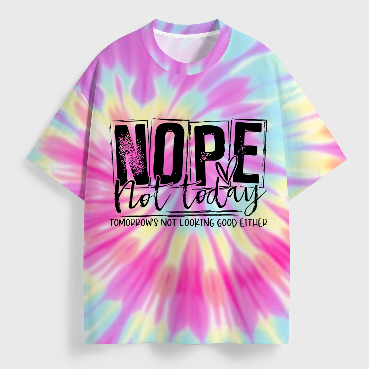 Vintage Nope Not Today All Over Print T-Shirt