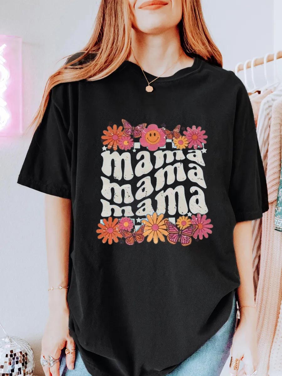 Vintage Mama Oversize Graphic Tee