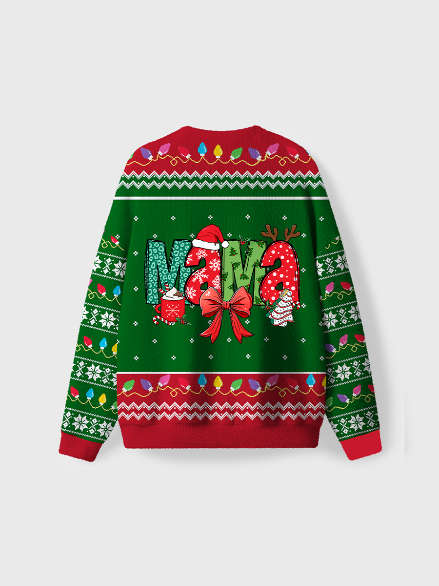 Vintage Mama Christmas Ugly Sweater