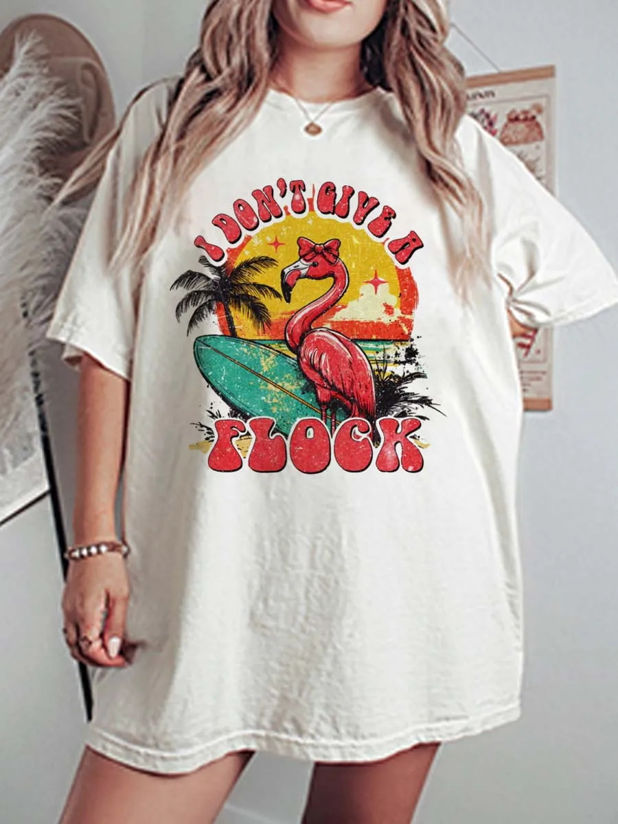 Vintage Trendy Summer Oversize Graphic Tee