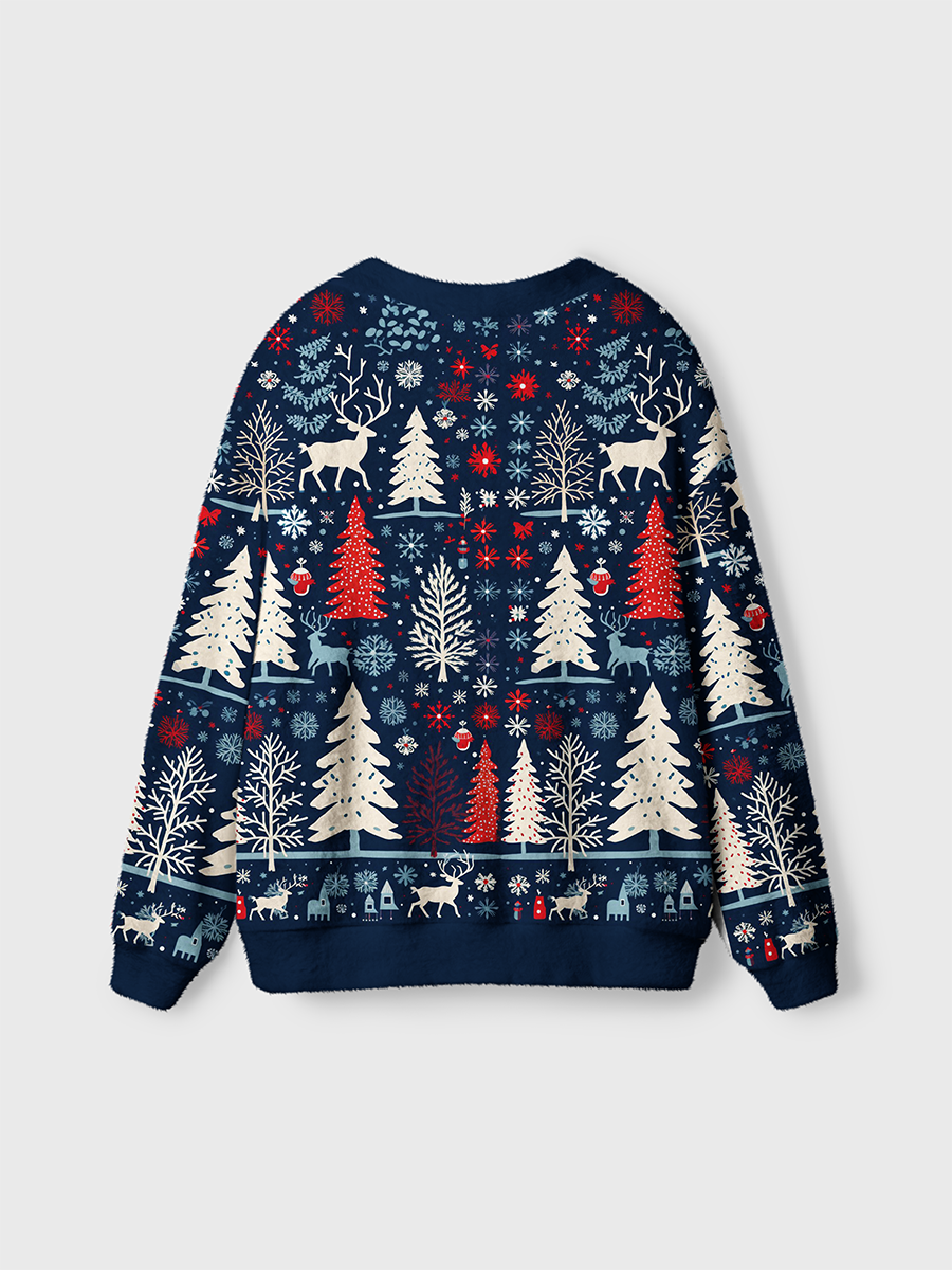 Vintage Nordic Christmas Cardigan Sweaters