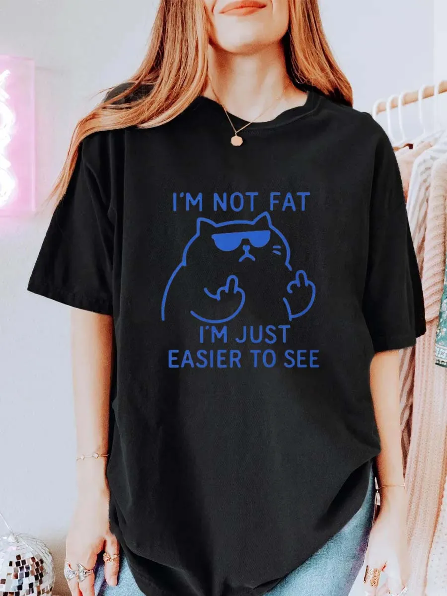Vintage Chonk Cat Oversize Graphic Tee