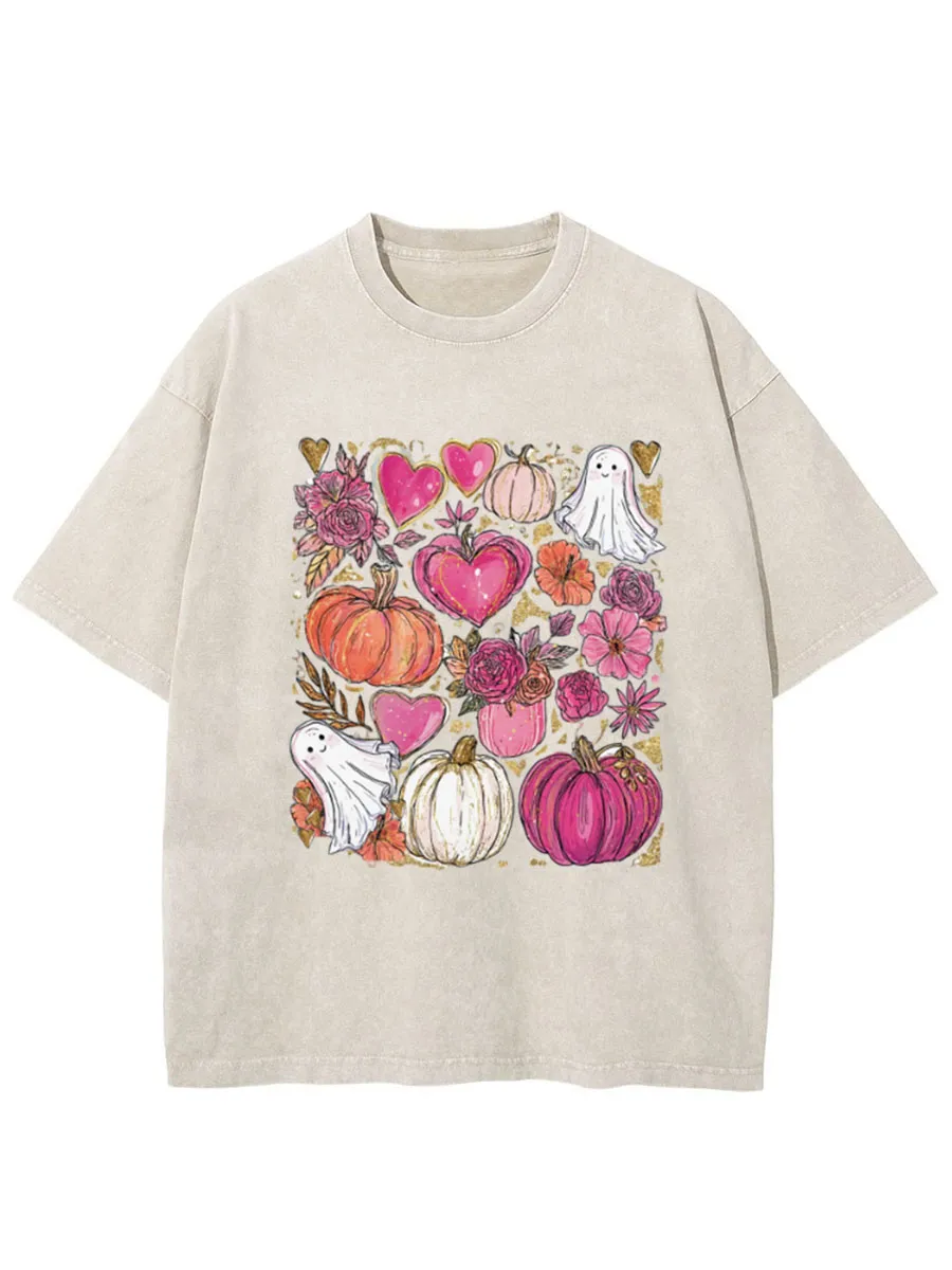 Vintage Love At First Fright Oversize Washed T-Shirt