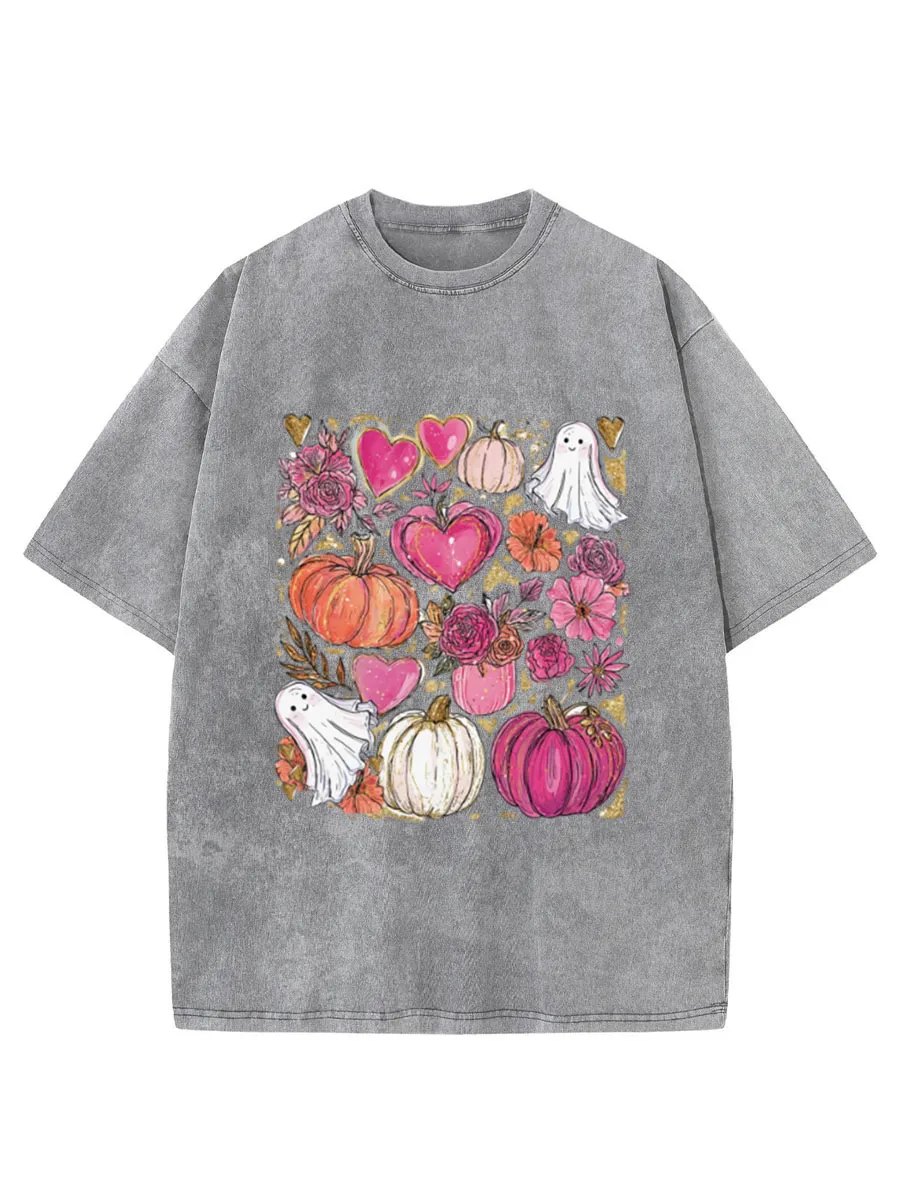 Vintage Love At First Fright Oversize Washed T-Shirt
