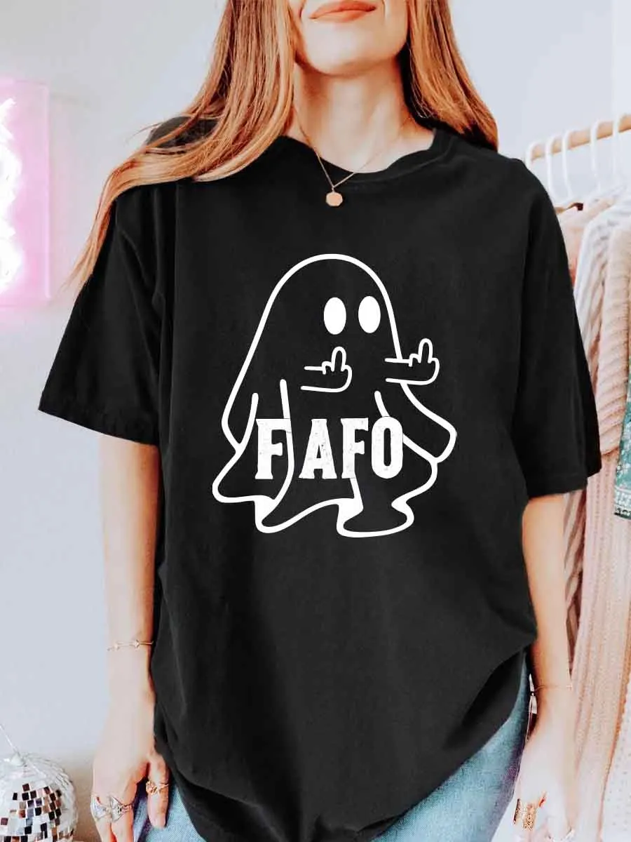 Vintage Fafo Oversize Graphic Tee