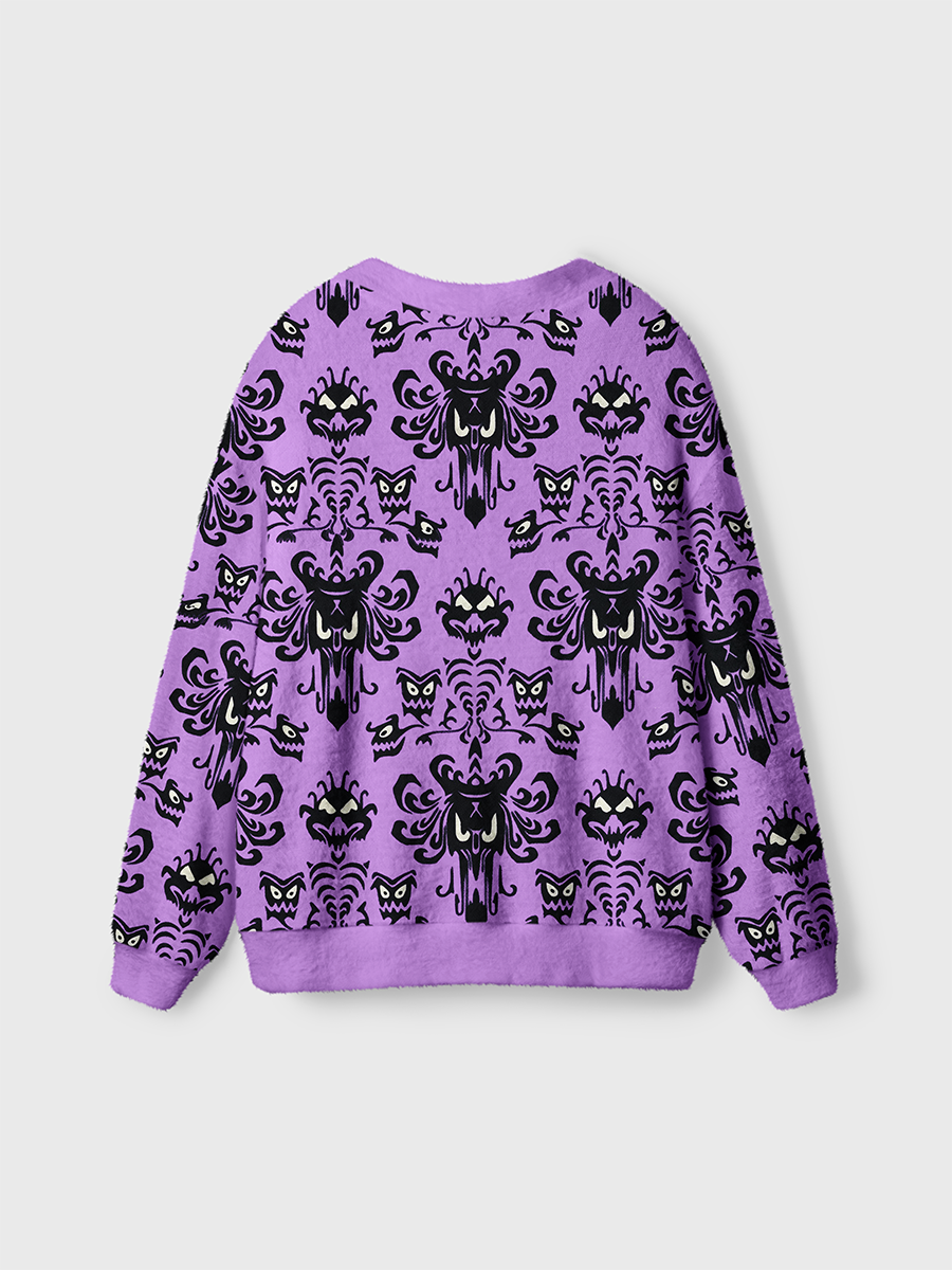 Vintage Classic Haunted Mansion Demon Cardigan Sweaters