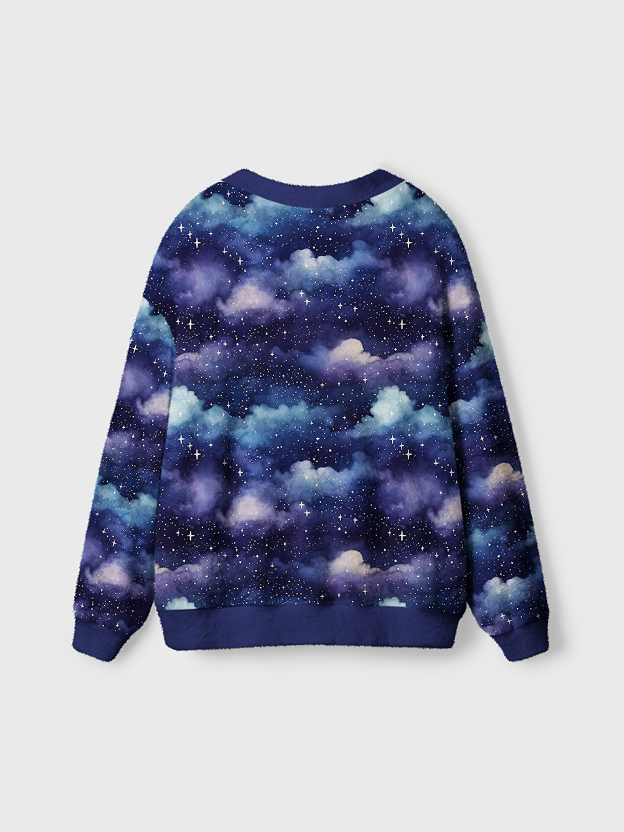 Vintage Dreamy And Vast Starry Sky Cardigan Sweaters