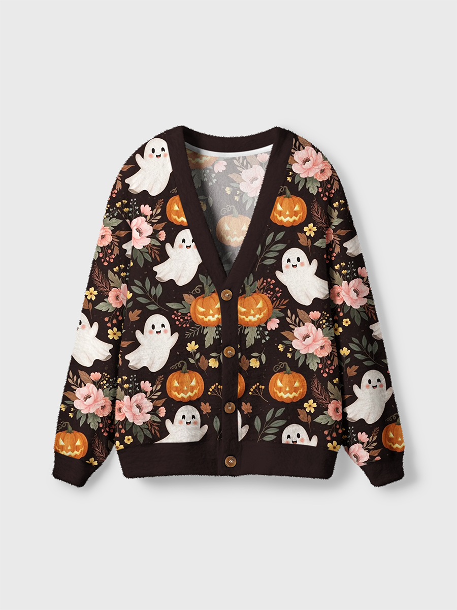 Vintage Gothic Halloween Cardigan Sweaters