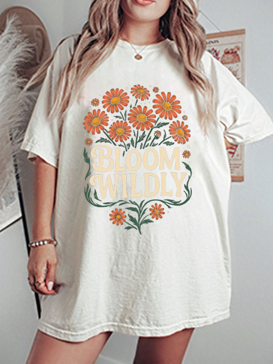 Vintage Bloom Wildly Oversize Graphic Tee