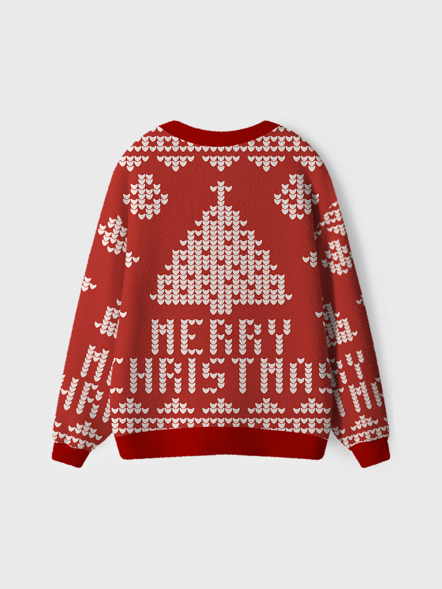 Vintage Merry Christmas Ugly Cardigan Sweaters