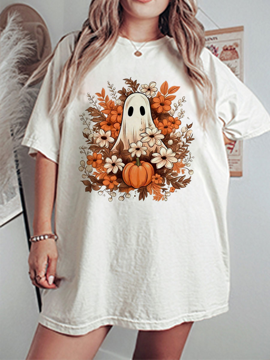 Vintage Autumn Sublimation Oversize Graphic Tee