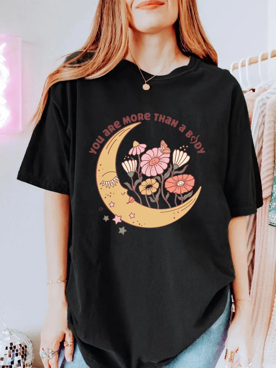 Vintage Eating Disorder Recovery Oversize Graphic Tee