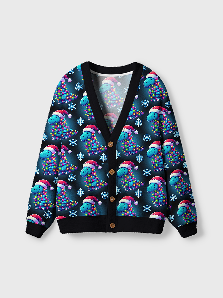 Vintage Fun Holiday Cartoon Chrisrmas Cardigan Sweaters