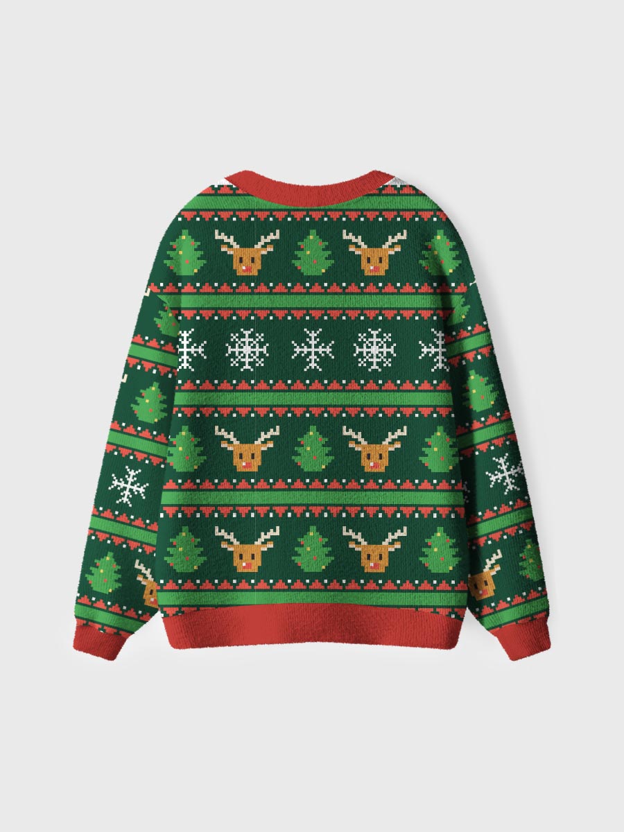 Vintage Merry Christmas Ugly Cardigan Sweaters