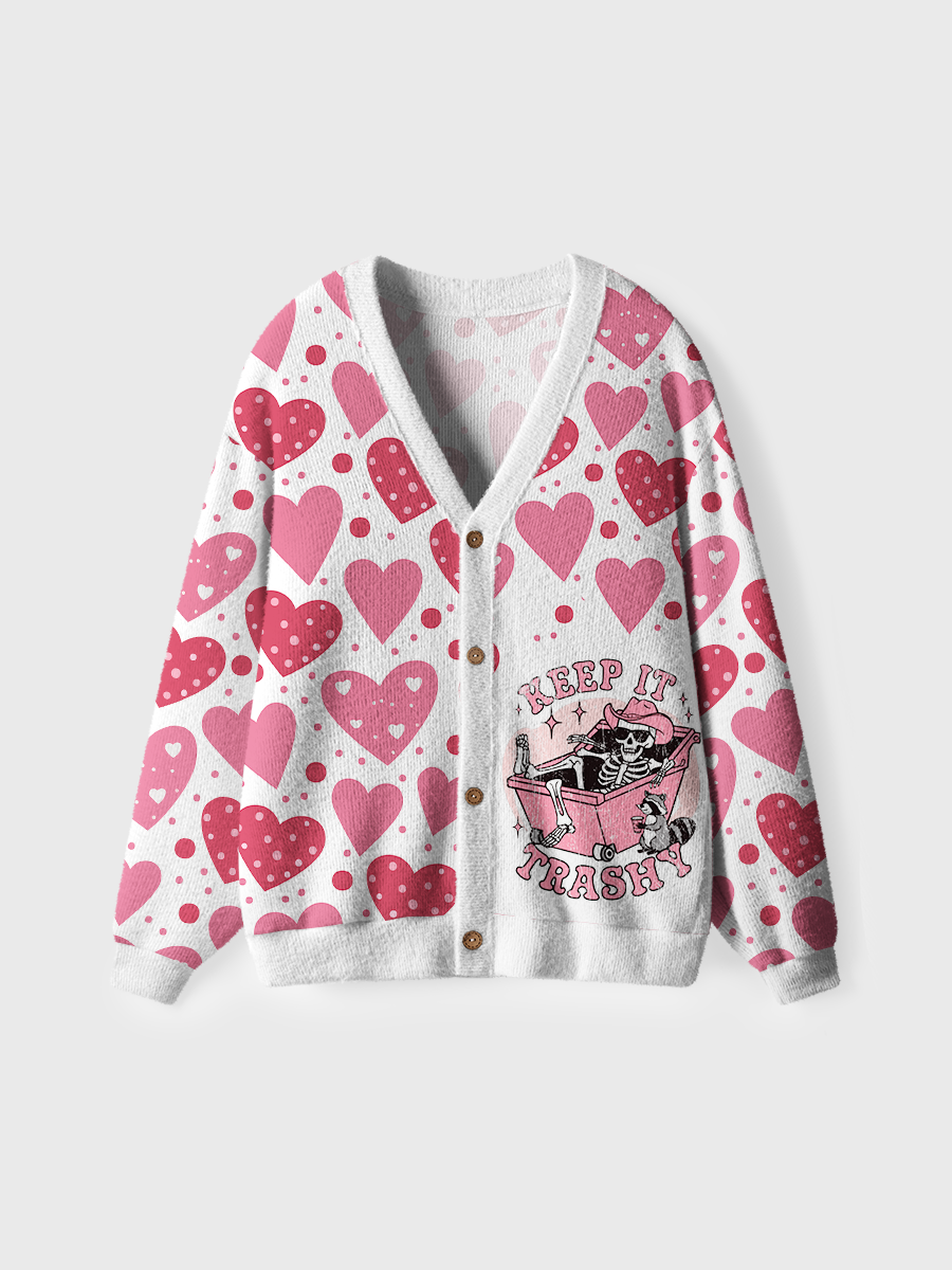 Vintage Keep It Trashy Cardigan Sweaters